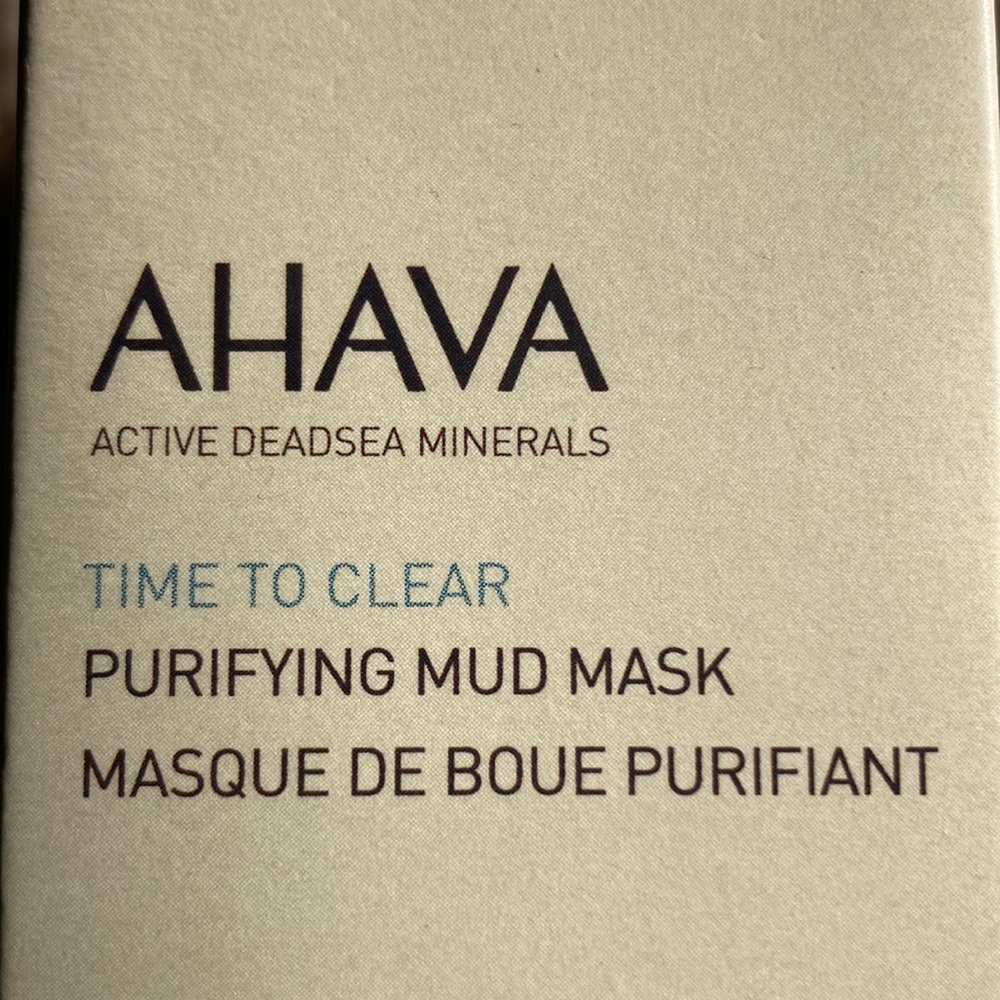 AHAVA Active Dead Sea Minerals Purifying Mud Mask. Used 1x.